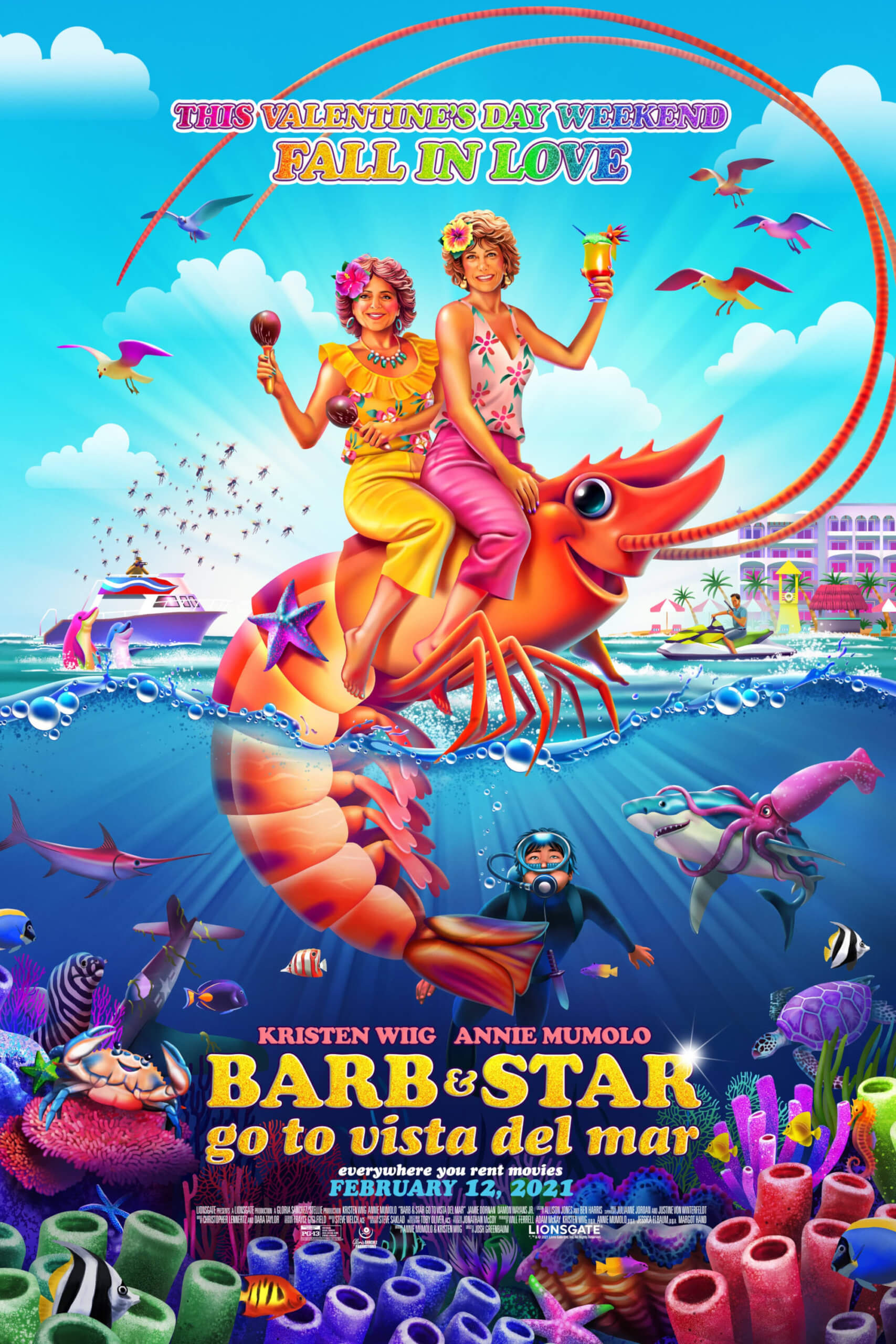 ดูหนังออนไลน์ Barb and Star Go to Vista Del Mar (2021)