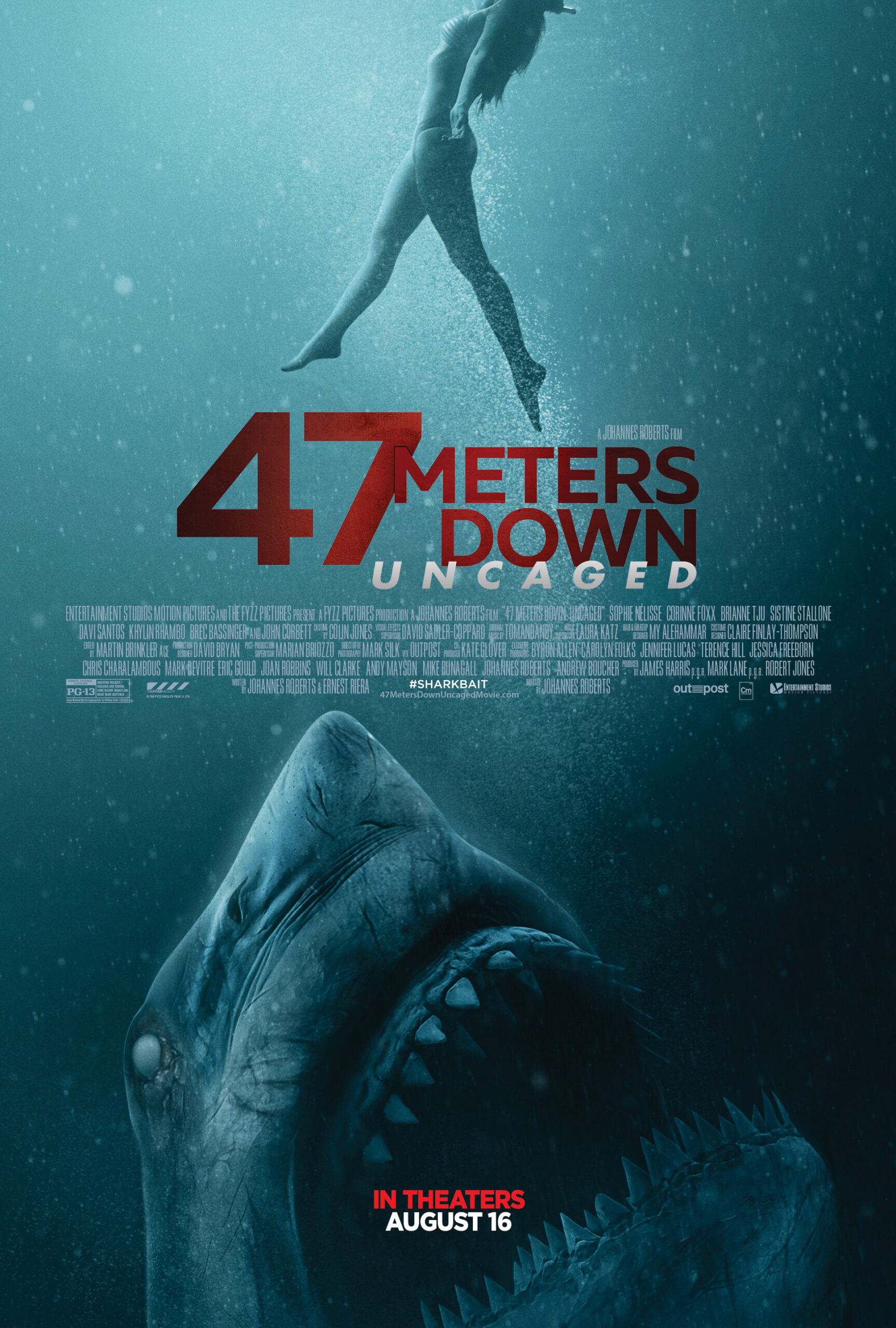 ดูหนังออนไลน์ 47 Meters Down: Uncaged (2019)
