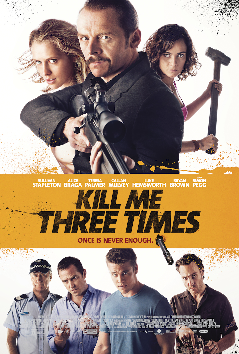 ดูหนังออนไลน์ฟรี Kill Me Three Times (2014)