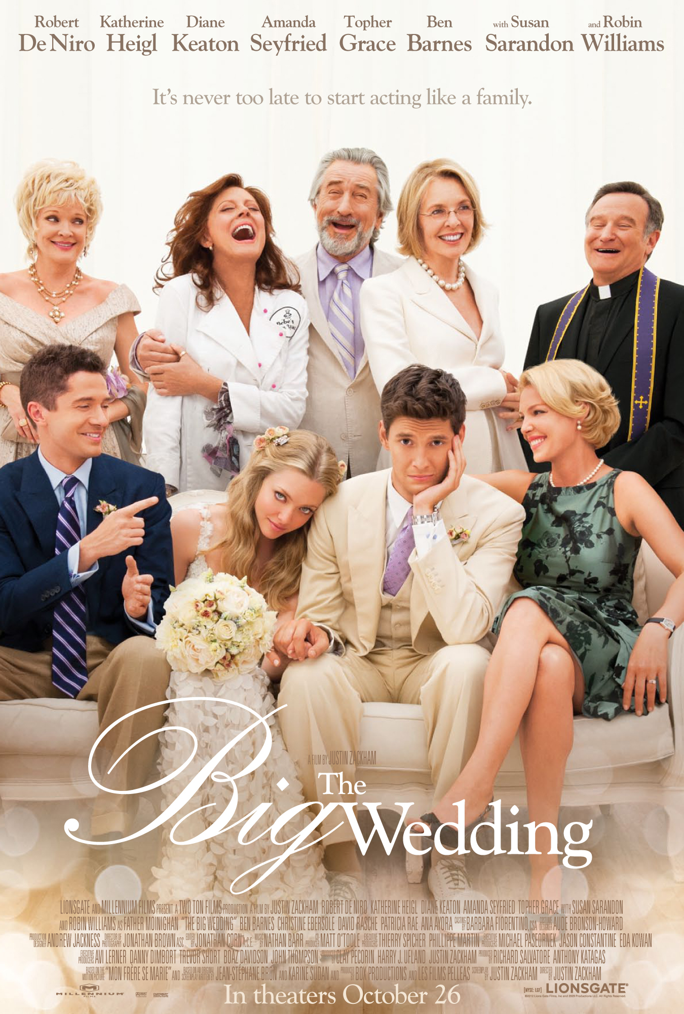 ดูหนังออนไลน์ The Big Wedding (2013) พ่อตาซ่าส์ วิวาห์ป่วง