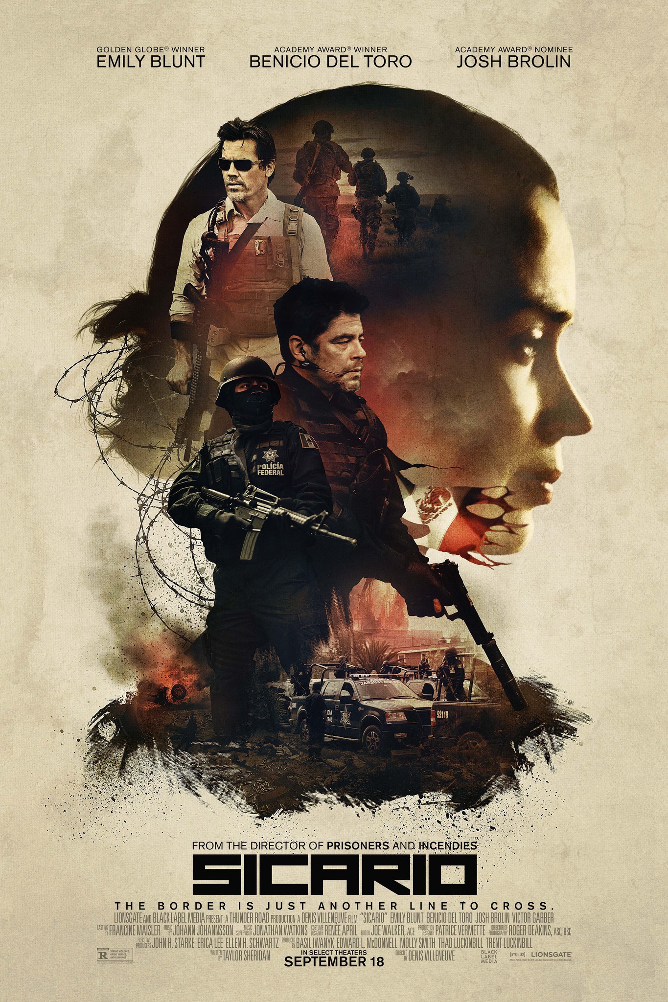 ดูหนังออนไลน์ Sicario (2015) ทีมพิฆาต ทะลุแดนเดือด