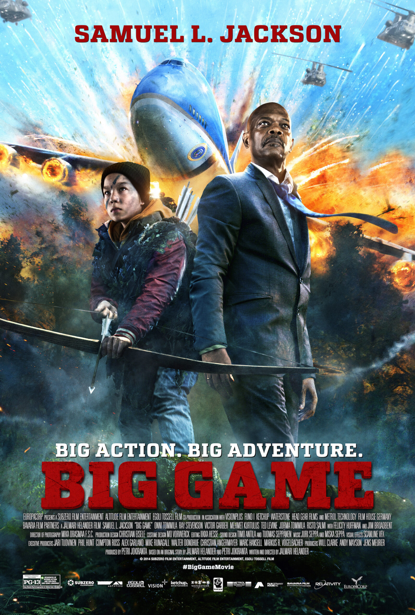 ดูหนังออนไลน์ Big Game (2014) เกมล่าประธานาธิบดี