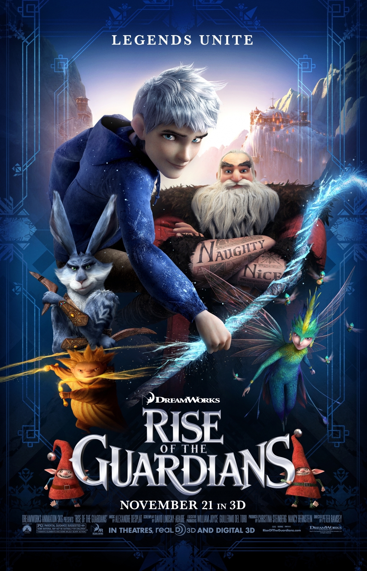 ดูหนังออนไลน์ฟรี Rise of the Guardians (2012) ห้าเทพผู้พิทักษ์