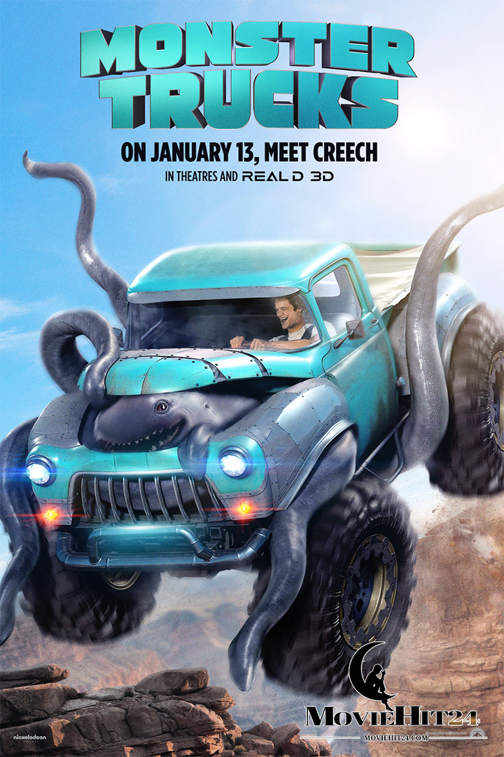 ดูหนังออนไลน์ Monster Trucks (2016) บิ๊กฟุตตะลุยเต็มสปีด