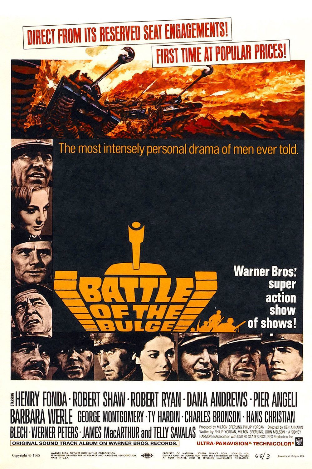 ดูหนังออนไลน์ Battle of the Bulge 1965 รถถังประจัญบาน